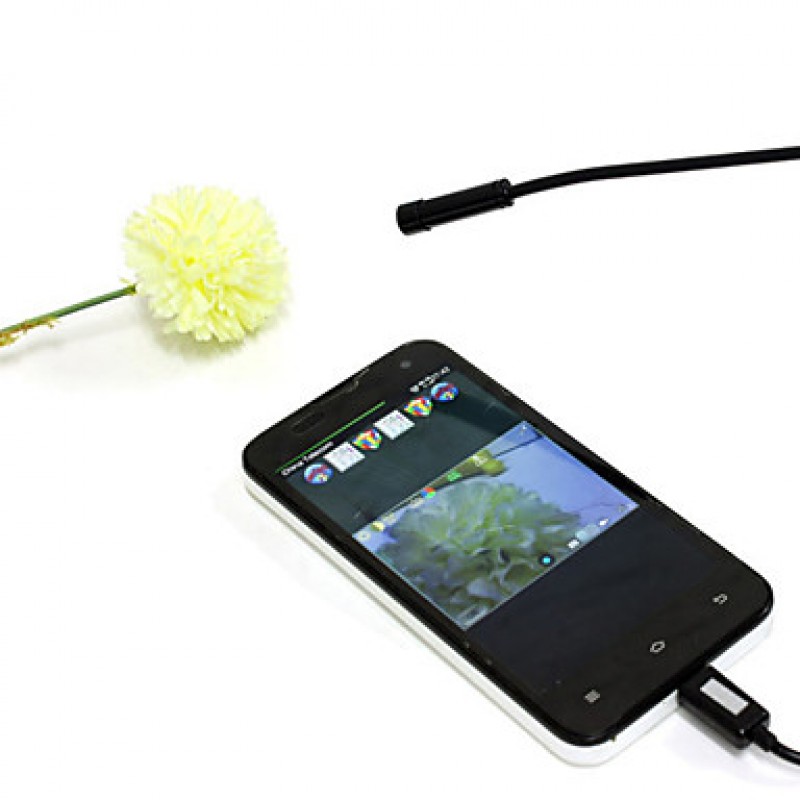 6 LED 7mm Lens Android Endoscope Waterproof Inspection Borescope Tube Camera  