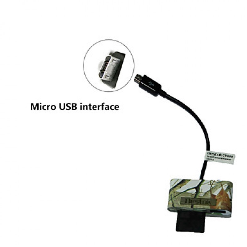 Bestok CV600 Trail/ Scouting/ Game Camera Viewer SD Card Reader with USB 2.0 Connector & OTG Function  