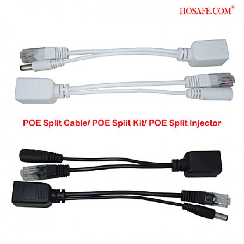 POE01 Passive POE Injector + POE Splitter Kit w/ 5.5 x 2.1 mm DC Connector  