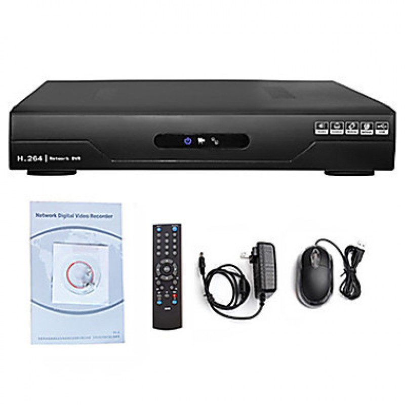 Ultra Low Price 4 Chanel H.264 CCTV DVR Kit with  4 Night Vision CMOS Cameras  