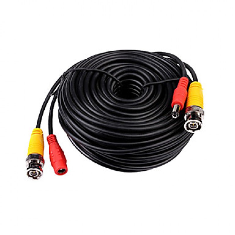 30 Meters (or 98 Feet) BNC Video and Power 12V DC Integrated Cable  